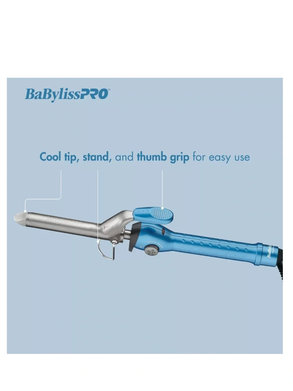 Babyliss Pro 1” Nano Titanium Curling Iron NIB!